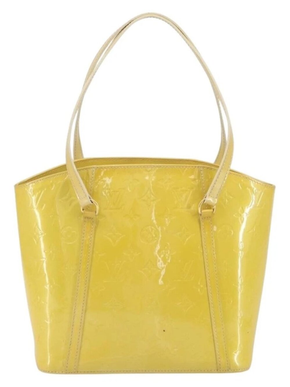 LOUIS VUITTON Monogram Vernis Avalon MM Tote Bag Broncorail M91743 Auth 162011 - Picture 3 of 16